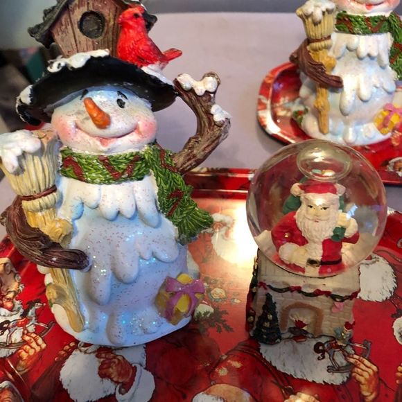 Xmas 5 small Ornaments - Picture 3 of 4